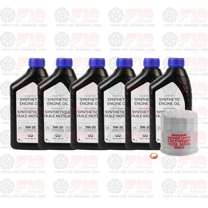 Комплект замены масла 0W20 SN Plus Infiniti Q50 Q60 3.0T VR30DDTT
