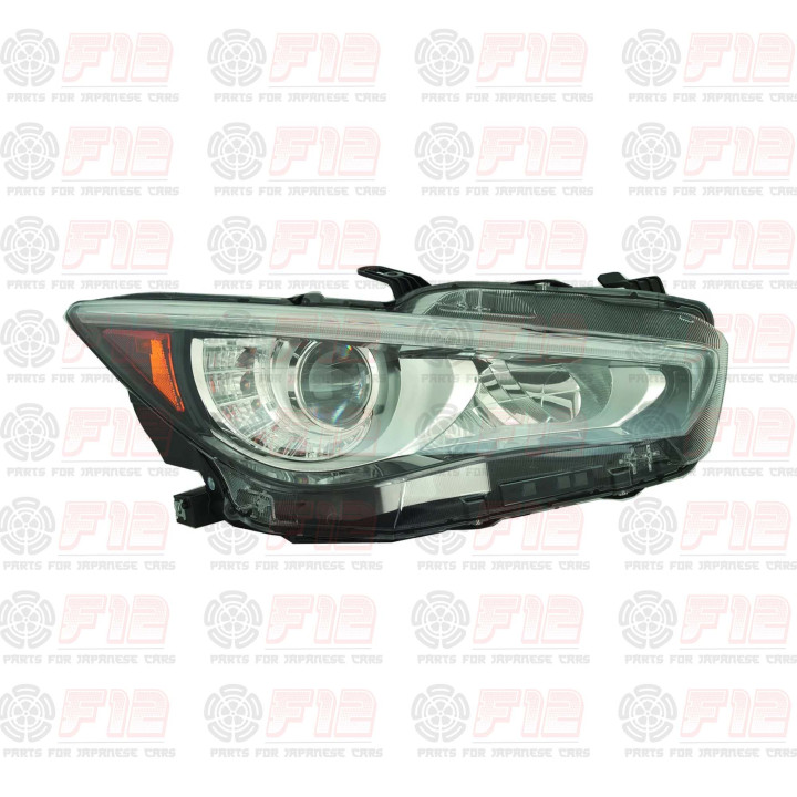 Фара правая без AFS для Infiniti Q50 2017- рестайлинг 260106HH7A 26010-6HH7A