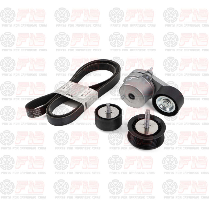 Комплект приводного ремня с роликами и натяжителем для Infiniti Q50 Q60 3.0T VR30 DDTT